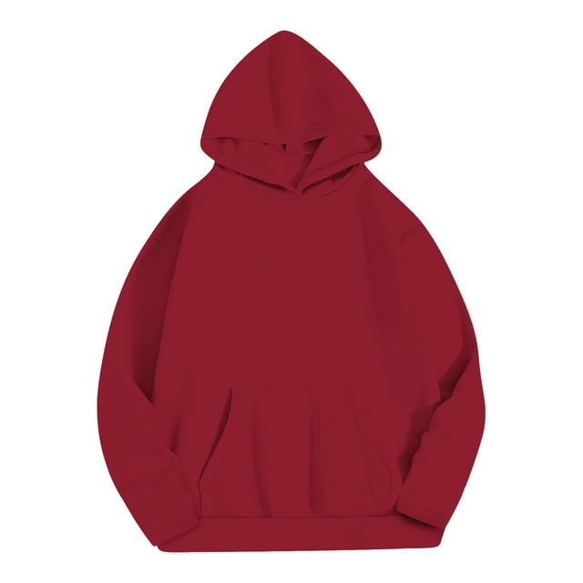 Timegard Hoodies for Women Casual Drop Shoulder Sweatshirts Fall Winter Basic Comfy Long Sleeve Tops