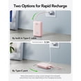thumbnail image 4 of Power Bank VIYISI 20000 mAh 30 W de carga rápida, luz rosa, 4 of 8