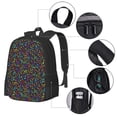 thumbnail image 2 of Easygdp Musical Notes Mochila de Gran Capacidad Minimalista Ideal para Escuela, Viajes y Uso Diario, 2 of 6