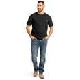 thumbnail image 2 of Wrangler Workwear Men's Short Sleeve Heavyweight Pocket Crew Work Shirt, 2 of 7