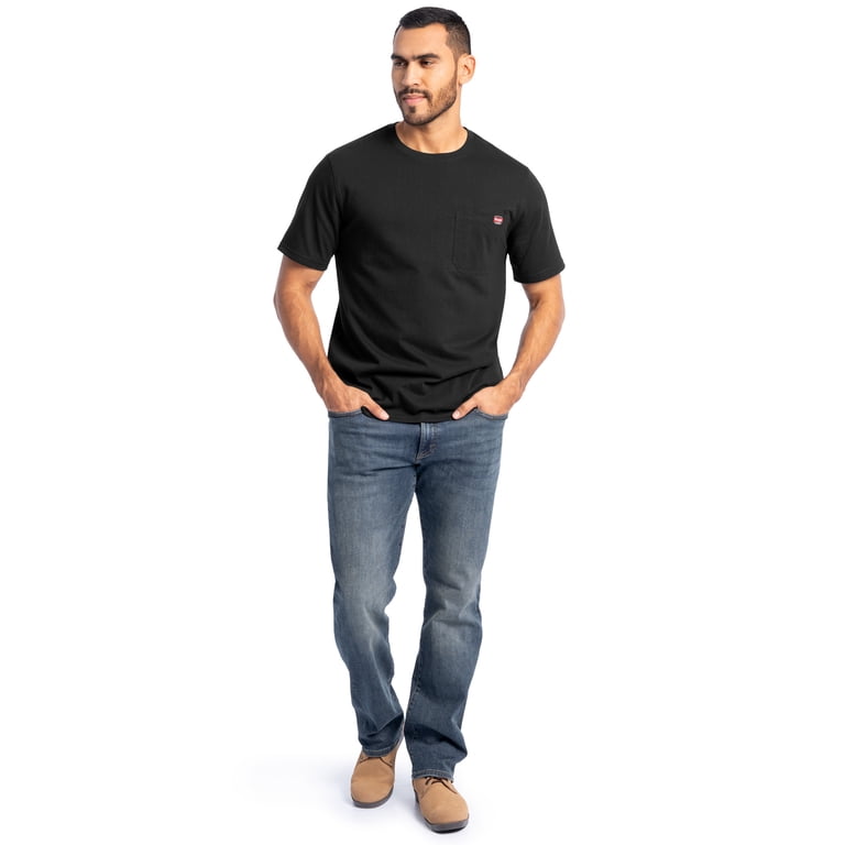 Wrangler Men's Short Sleeve Heavyweight Pocket Crew Shirt photo 2