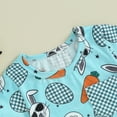 thumbnail image 5 of Bagilaanoe 2pcs Newborn Easter Outfit Baby Boy Shorts Set Short Sleeve Rabbit Print T Shirt Tops + Shorts 3M 6M 12M 18M 24M Infant Casual Summer Clothes, 5 of 8