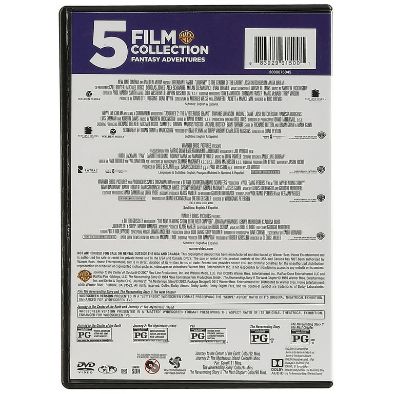 5-Film Fantasy Collection (DVD) - Walmart.com