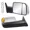 Chrome, variant on MOSTPLUS 2PCS Chrome Flip-up Power Glass Tow Mirrors for 1994-1997 Dodge Ram 1500 2500 3500