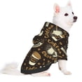 thumbnail image 2 of Fotbe coffee shop house Sudadera con Estampado para Perros Pequeños – Suéter con Capucha para Mascotas, Tela Suave de Forro Polar con Bolsillo-Large, 2 of 7