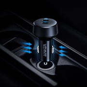 Anker 40W Dual USB-C Car Charger with Power Delivery (PowerIQ 3.0) Fast Charger