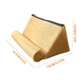 thumbnail image 2 of Yiaieng Tablet Pillow Stand, Cushion Tablet Stand & Holder, Universal Phone and Pad Holder for Lap, Knee, Sofa and Bed (Yellow), 2 of 8