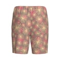 thumbnail image 2 of Lsque Fireworks1 Mens Sleep Pajama Shorts,Short Pajama Pants, Cotton Ultra-Soft Knit-Small, 2 of 9