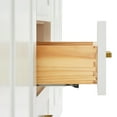 thumbnail image 5 of Ariel Taylor 66 Inch Double Oval Sink Bathroom Vanity With Carrara White Quartz Countertop 1.5 Edge In White, 5 of 11