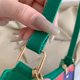 thumbnail image 4 of Geométrico Hit Color Underarm Bag Mujeres Casual Chain Clutch Bolso (Verde), 4 of 7