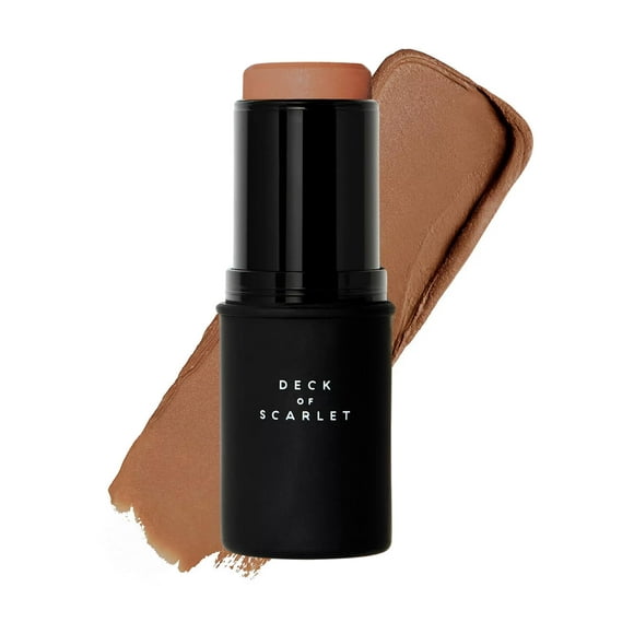 Deck of Scarlet Skin Edit Serum Foundation Stick - Maquillaje limpio y vegano - Fórmula hidratante con acabado brillante natural