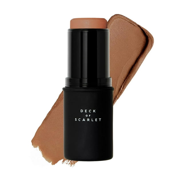 Deck of Scarlet Skin Edit Serum Foundation Stick - Maquillaje limpio y vegano - Fórmula hidratante con acabado brillante natural