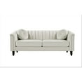 thumbnail image 2 of US PRIDE FURNITURE Hills Tufted Back Nailhead 75.2" Sofa-Ivory, 2 of 4