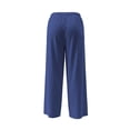 thumbnail image 4 of Guluxicc Cotton Golf Pants for Men Elastic Waist Pants Wide Leg Business Casual Trousers with Pockets, 4 of 5