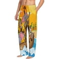 thumbnail image 2 of Disketp Animals On Noah'S Ark1 Men'S Pajama Pants - Ultra Soft Fleece Sleep And Lounge Pants (Size: S-Xxl), 2 of 9
