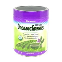 Bluebonnet Super Earth Organic Greens, 7.4 Oz