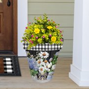 Briarwood Lane Summer Planter 14 x 15 x 15 Crated Mason Jars Large For Summer Planter