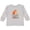 Athletic Heather, variant on Inktastic October Favorite Color is Fall Girls Long Sleeve Toddler T-Shirt