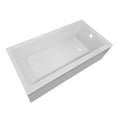 thumbnail image 2 of Whitehaus ALCOVE SOAKING BATHTUB WITH DRAIN HOLE OPTIONS, 2 of 6