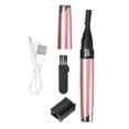 thumbnail image 1 of Unique Bargains Electric Eyebrow Trimmer Portable Eyebrow Razor for Women for Face Body Battery Operated Portable Pink, 1 of 7