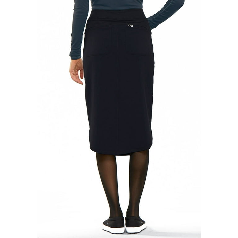 Women's plus top size scrub skirts