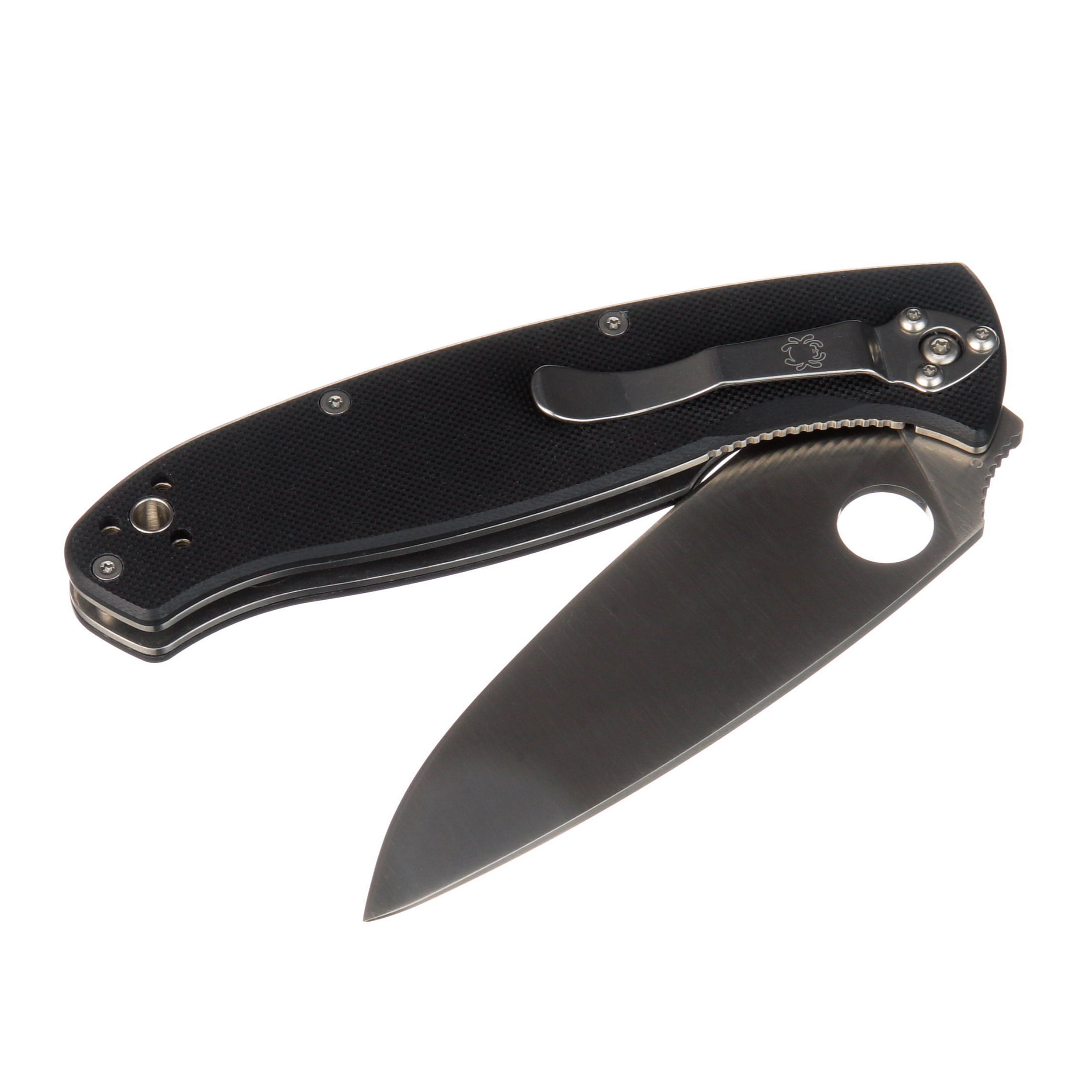 SPYDERCO RESILIENCE FOLDER 4.25" 8C13MOV STAINLESS G-10 BLACK