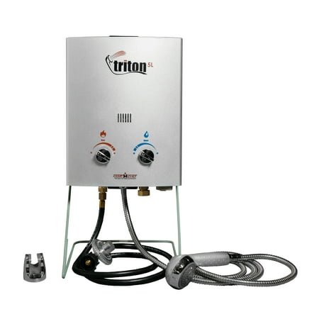 Camp Chef Triton 5 Liter Gas Portable Camp Water Heater with Shower Head | (Best Portable Water Heater)