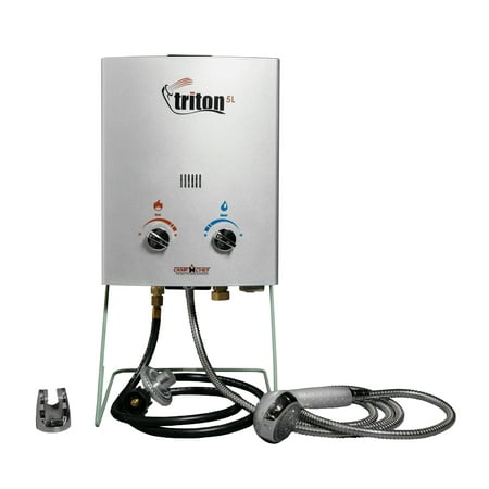 Camp Chef Triton 5 Liter Gas Portable Camp Water Heater with Shower Head | (Best Rated Water Heaters)