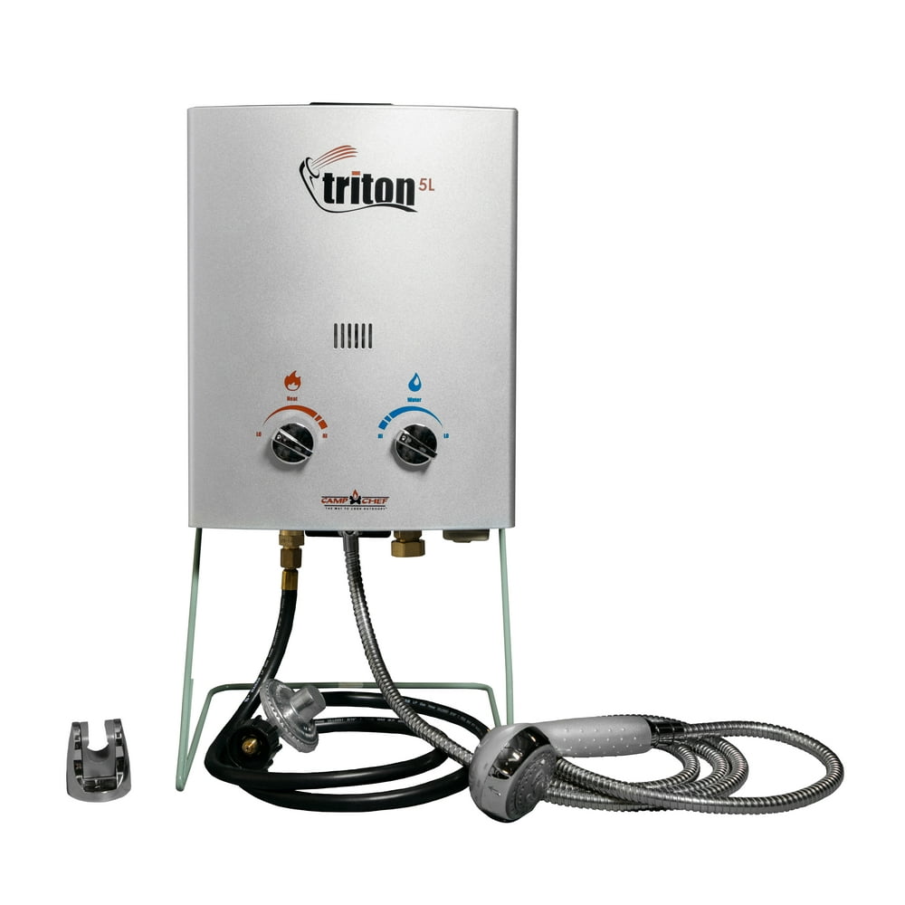 Camp Chef Triton 5 Liter Gas Portable Camp Water Heater with Shower Head | HWD5