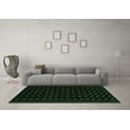 thumbnail image 3 of Ahgly Company Indoor Rectangle Abstract Emerald Green Modern Area Rugs, 2' x 4', 3 of 4