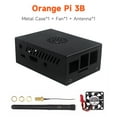 Orange Pi 3B Metal Case Aluminum Alloy Box Orange Pi 3B Cooling Fan