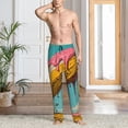 thumbnail image 2 of Vsdgher Melting Banana Fantasy Mens Pajama Pants Sleep & Lounge Pants, PJ Pants-Large, 2 of 6