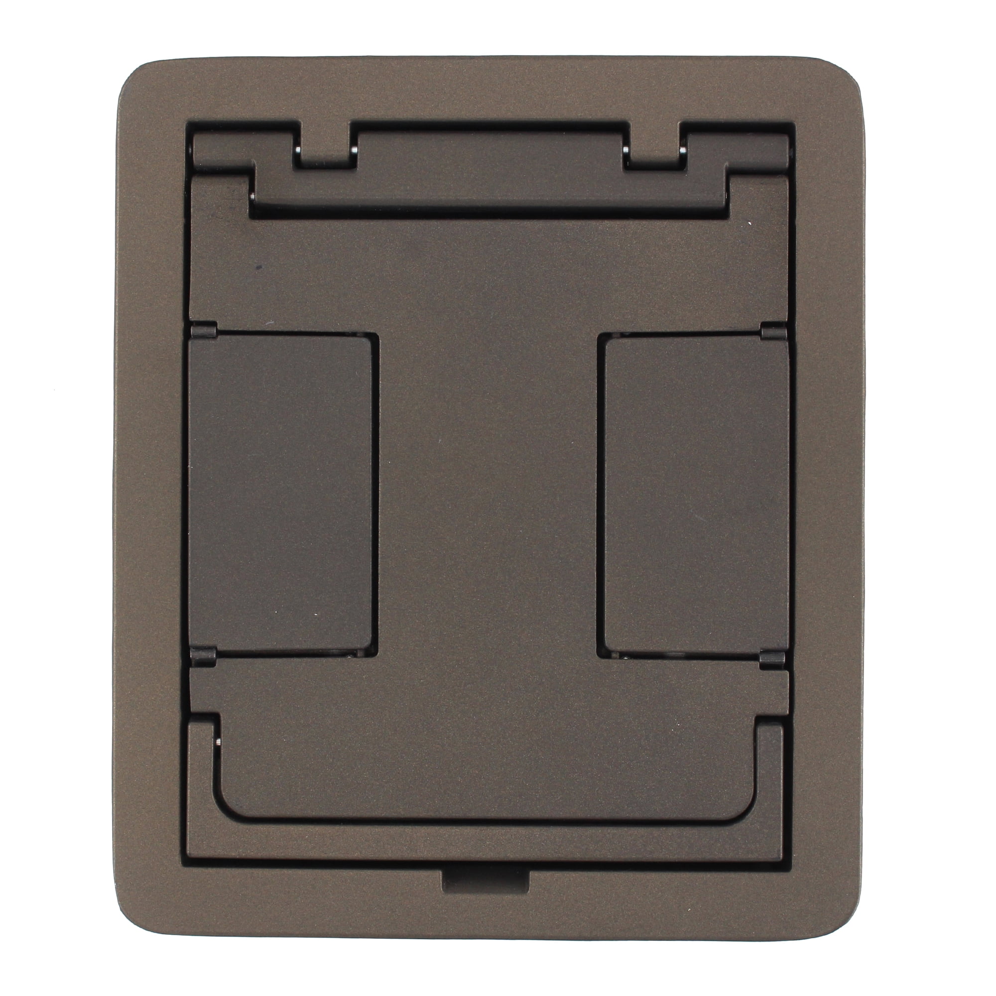 Wiremold FPBTCBZ Blank Flanged Floor Box Cover, Floorport, Tile/Carpet