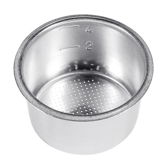 51mm Stainless Steel Coffee Filter Basket Washable Pressurized Filter Container for Coffee Machine,