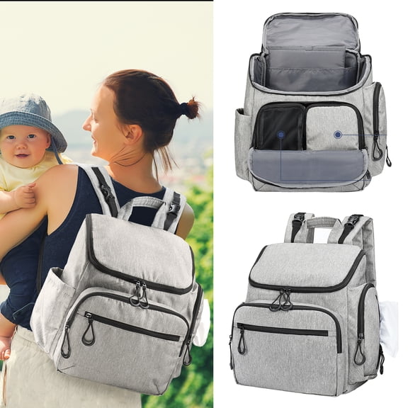 Multifunctional Baby Diaper Bag Backpack Mommy Bag Mummy Changing Bag Waterproof (US SHIP)