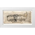 thumbnail image 1 of Symposium Design 14x9 White Modern Wood Framed Museum Art Print Titled - Horn Section, 1 of 4