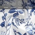 thumbnail image 5 of White Blue Spring Floral Cloth Napkins, Summer Botanical Hummingbird Washable and Reusable Dinner Napkins Set of 4, Table Napkin for Kitchen Party Birthday Wedding Hotel Housewarming 20"x20", 5 of 8
