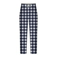 thumbnail image 1 of Pantalones largos para hombre, informales, a la moda, con estampado, cintura elástica, rectos, de poliéster, 1 of 3