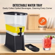 3 Gallon Beverage Dispenser - Plastic Drink Dispenser with Spigot & Stand - Iced Tea, Juice, Water - for Parties, Restaurants, Hotels
