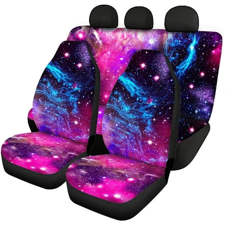 Galaxy Nebula Star Car Seat Protectors s Universal Fit Full Set Car ...