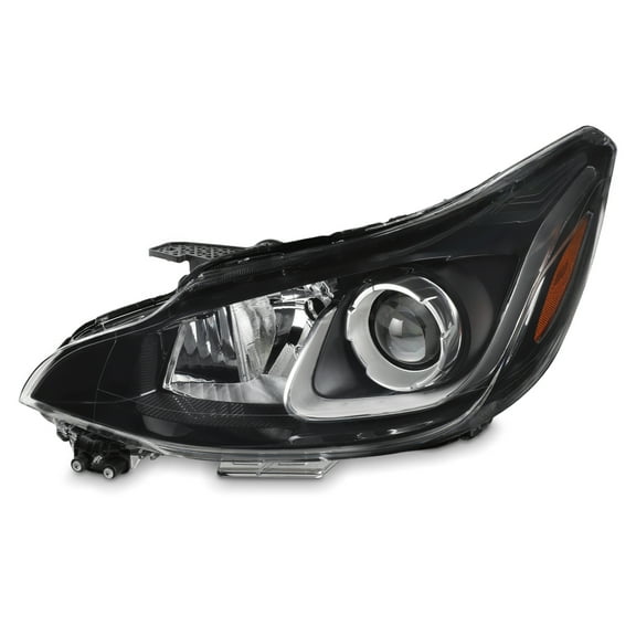 AKKON - Fit 2019 2020 2021 2022 Chevy Spark LS/LT [Halogen Type w/ Bumper Parking Lamp] Black OE Projector Headlight - Driver