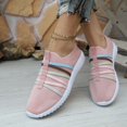 thumbnail image 4 of Zapatillas deportivas de mujer, de malla de color liso, transpirables, cómodas, informales y ligeras, para correr, 4 of 8