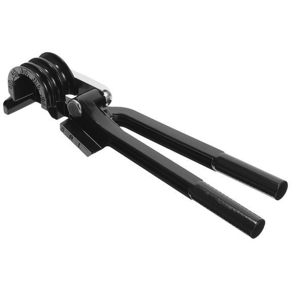 RENACLIPY Black Conduit Hand Bender Tool with Three Groove Design for Precise Tube Bending