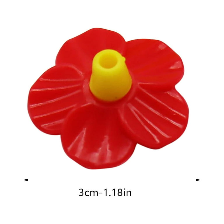 TERGAYEE Hummingbird Feeders Replacement Flowers,Feeding Ports 