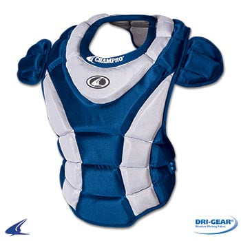 Baseball Softball Umpire Chest Protector - Softball Chest Protector- 16.5''L, Royal