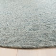 thumbnail image 3 of SAFAVIEH Braided Ronan Solid Reversible Area Rug, Turquoise, 3' x 3' Round, 3 of 11
