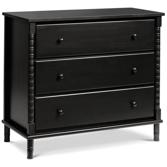 DaVinci Jenny Lind Commode pour Bébé à 3 Tiroirs à Barreaux en Ébène