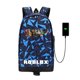 thumbnail image 1 of Mochila escolar USB Lightning para niñas y niños, mochila ligera de nailon para estudiantes, mochila femenina, 1 of 4