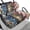 American Flag Wolf Print, variant on Pzuqiu Blue Tropical Palm Tree 2 Piece Golf Cart Seat Covers - Breathable Washable Protective Set for Most 2-Seater Golf Carts