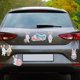thumbnail image 3 of Juego de pegatinas reflectantes para coche, decoración de coche, conejo, huevo de Pascua, 1 Juego, 3 of 5